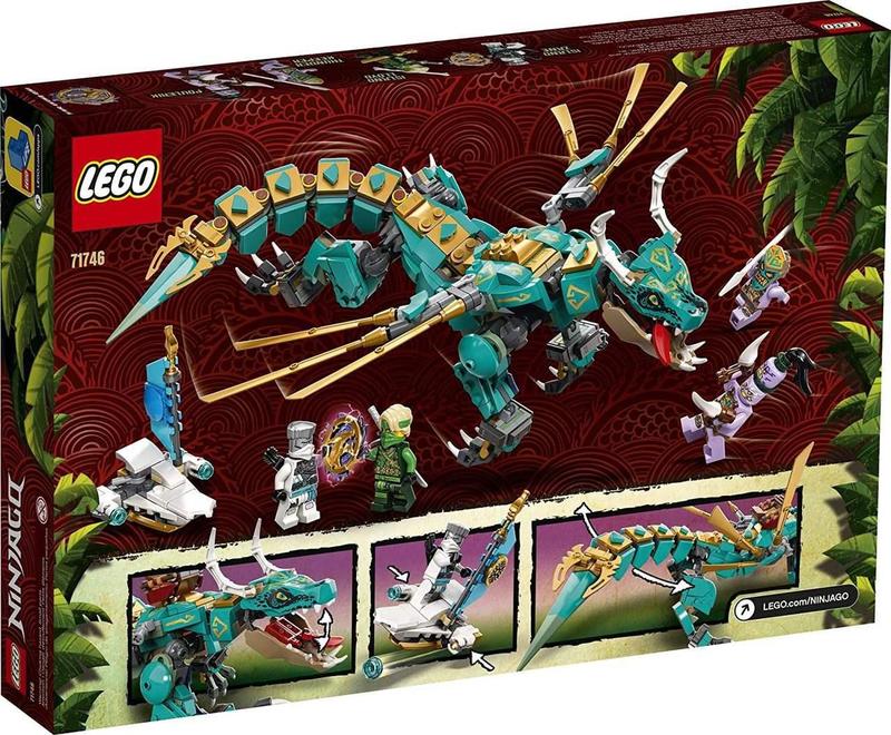 Lego Ninjago Dragão Da Selva 506 Peças - 71746 - Brinquedos de